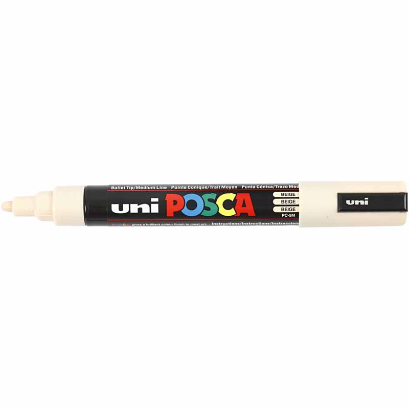 Posca Verfstift medium conische punt Beige