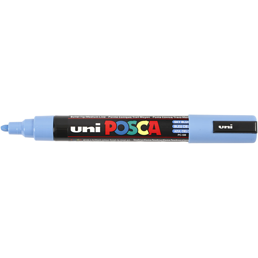 Posca Verfstift medium conische punt Helderblauw