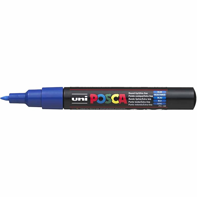 Posca verfstift PC1MC Extrafijne conische punt - Donkerblauw