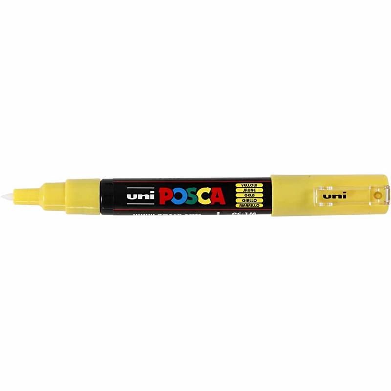 Posca verfstift PC1MC Extrafijne conische punt - Geel