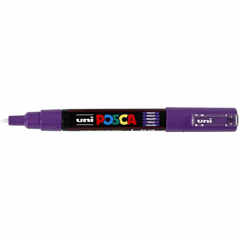 Posca verfstift PC1MC Extrafijne conische punt - Paars