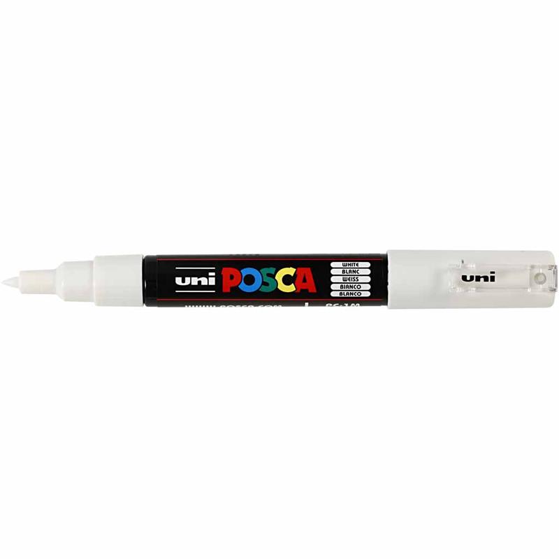 Posca verfstift PC1MC Extrafijne conische punt - Wit