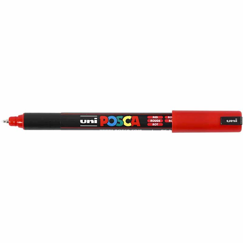 Posca verfstift PC1MR Extrafijne & gekalibreerde punt - Rood