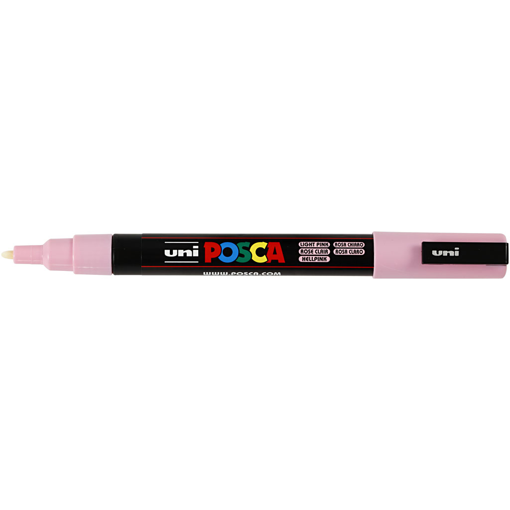 Posca verfstift PC3M Fijne conische punt - Lichtroze