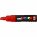 Posca verfstift PC8K Brede & schuin afgeschneden punt - Rood