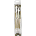 Gelpen Goud, lijndikte 0.8 mm - 6 stuks