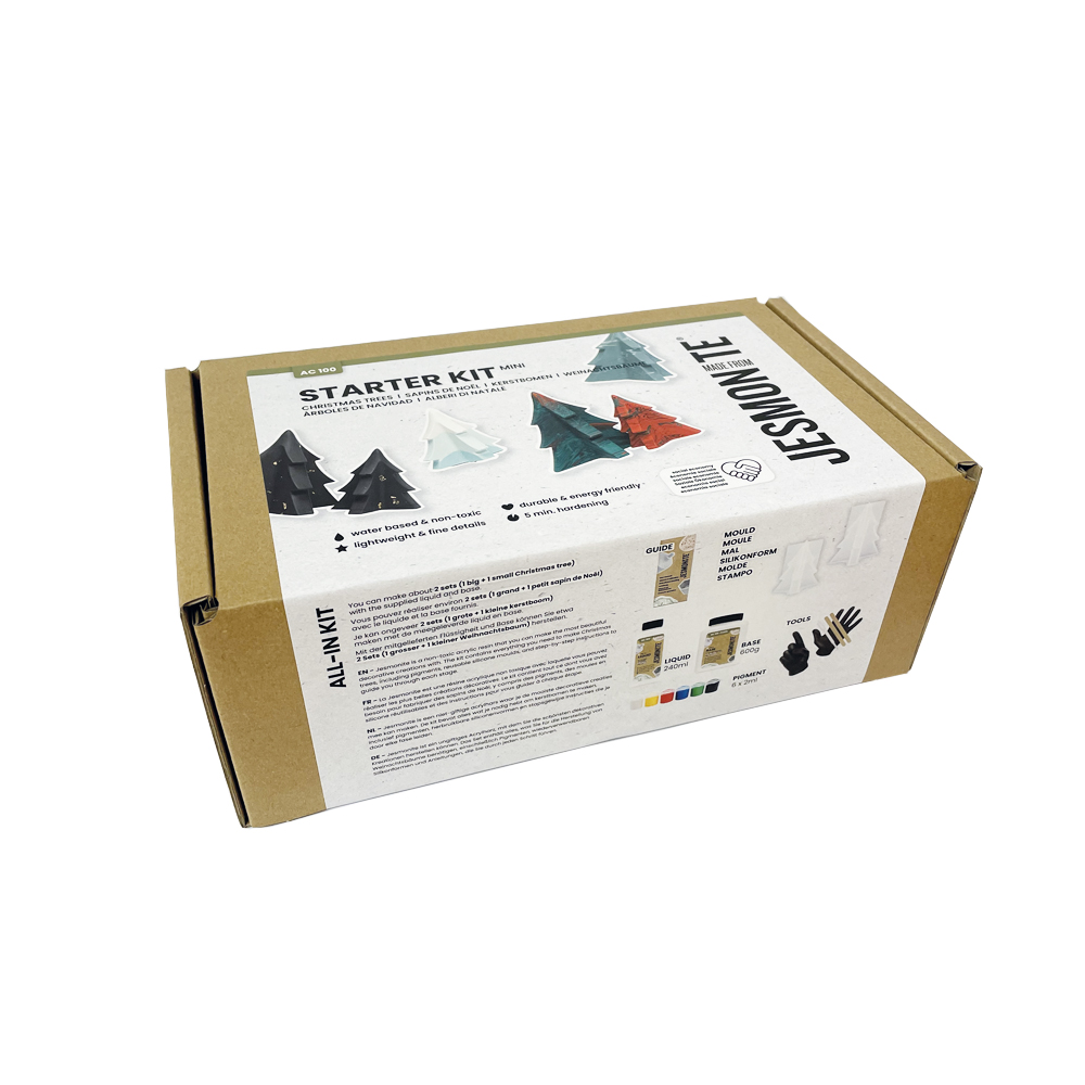 Jesmonite AC100 KIT MINI 13 - Kerstbomen