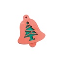 Siliconen mal 10,6cm x 9,2cm x 1,5cm - Kerstboom hanger