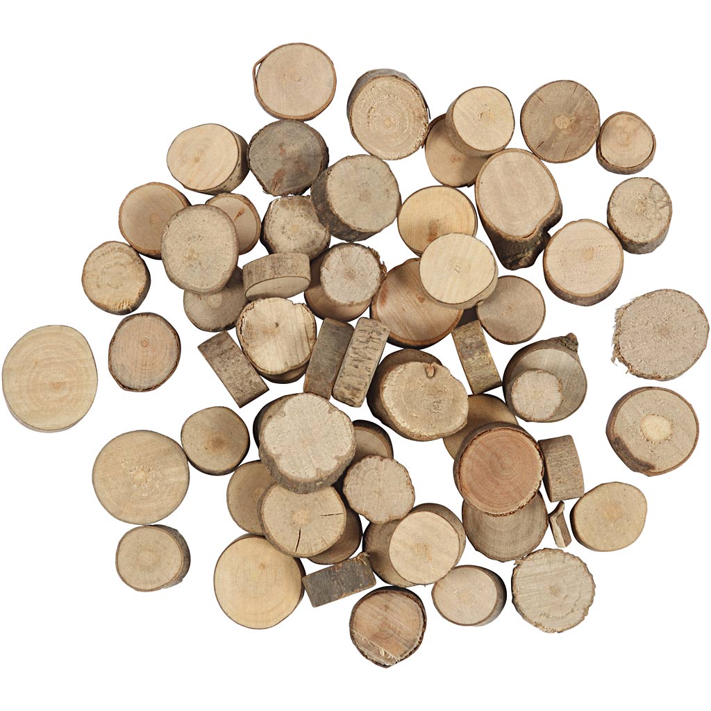 Disque en bois, d: 10-15 mm, 25 gr