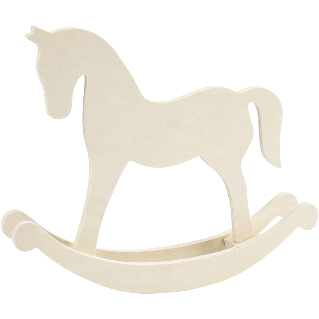 Cheval à Bascule L 30cm H 24cm P 5cm