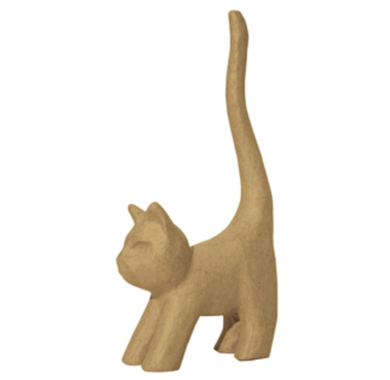 Décopatch Animaux petits - Chat longue queue (9,3x3,5x16,5cm)