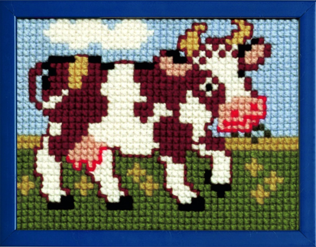 Kit Pako enfant 18x24 cm 027..vache