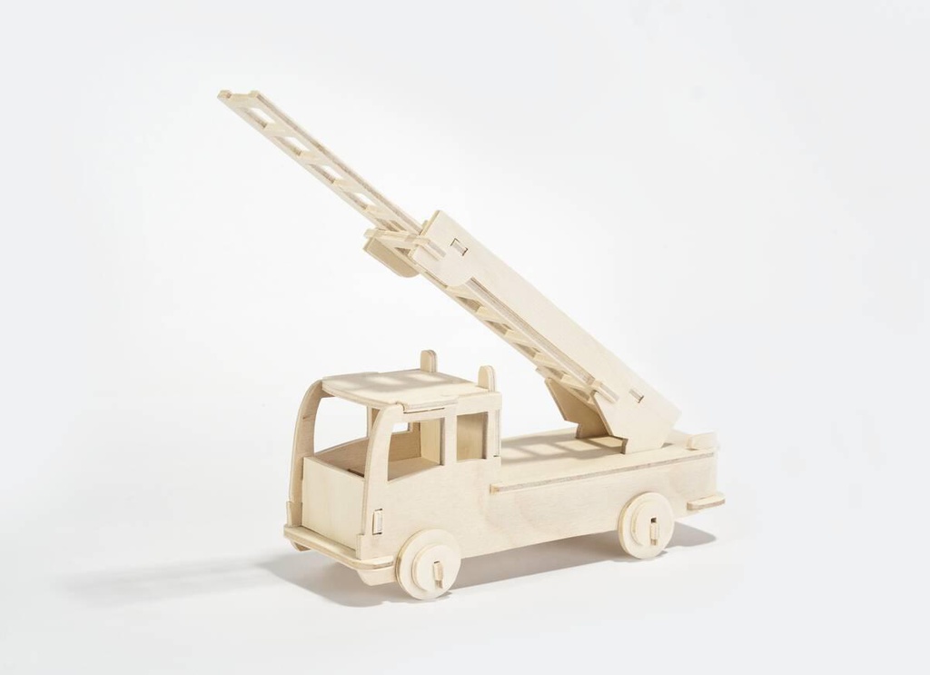 Kit Maquette 3-d Camion Pompier