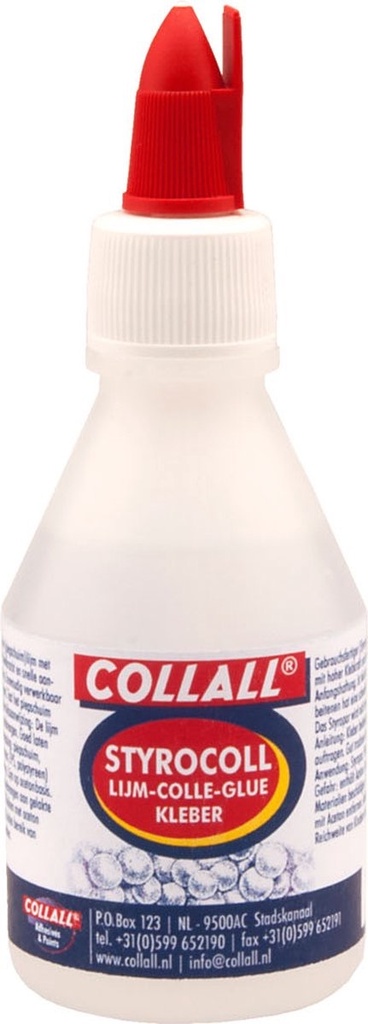 Collall styro/frigolitelijm, 100ml