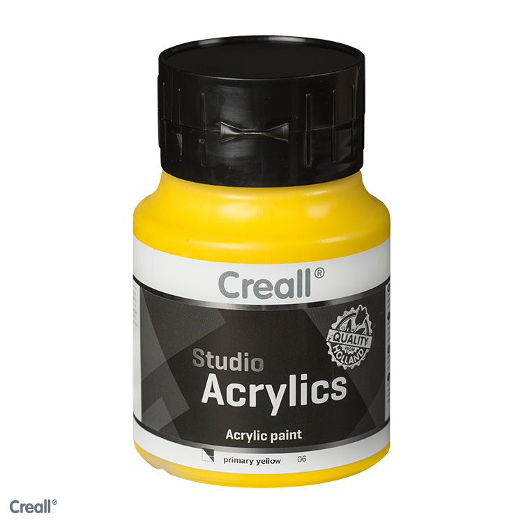 Creall Studio Acrylics 500ml Jaune Primaire