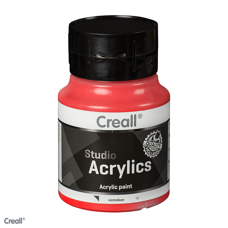 Creall Studio Acrylics 500ml Vermillon