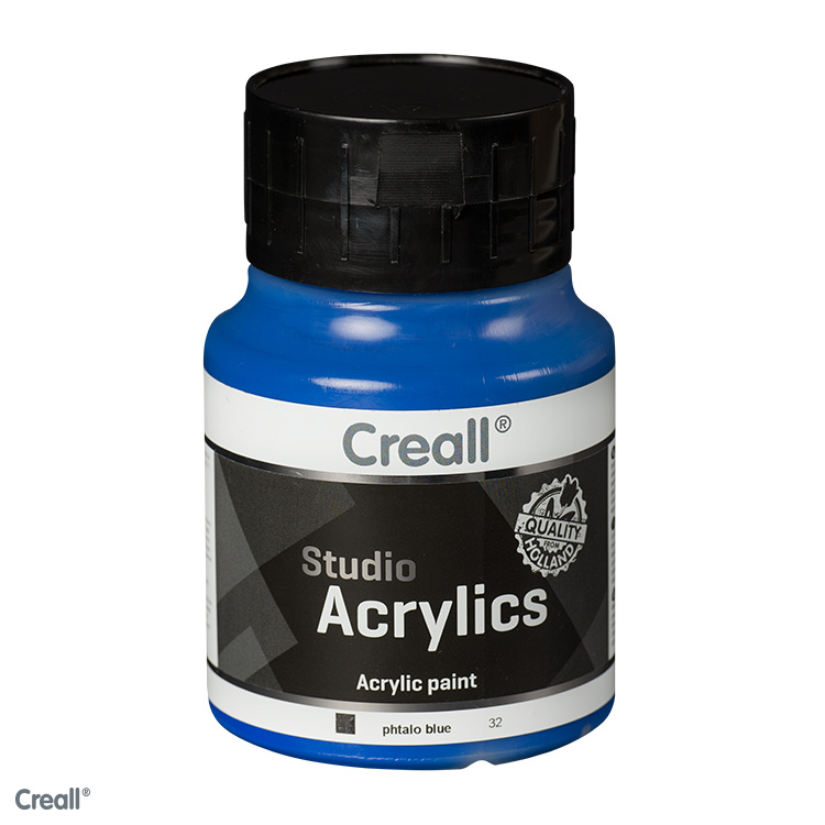 Creall Studio Acrylics 500ml Bleu Phtalo