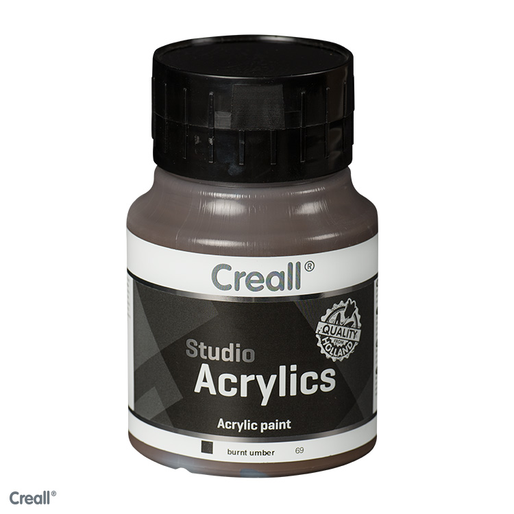 Creall Studio Acrylics 500ml Bois Roti