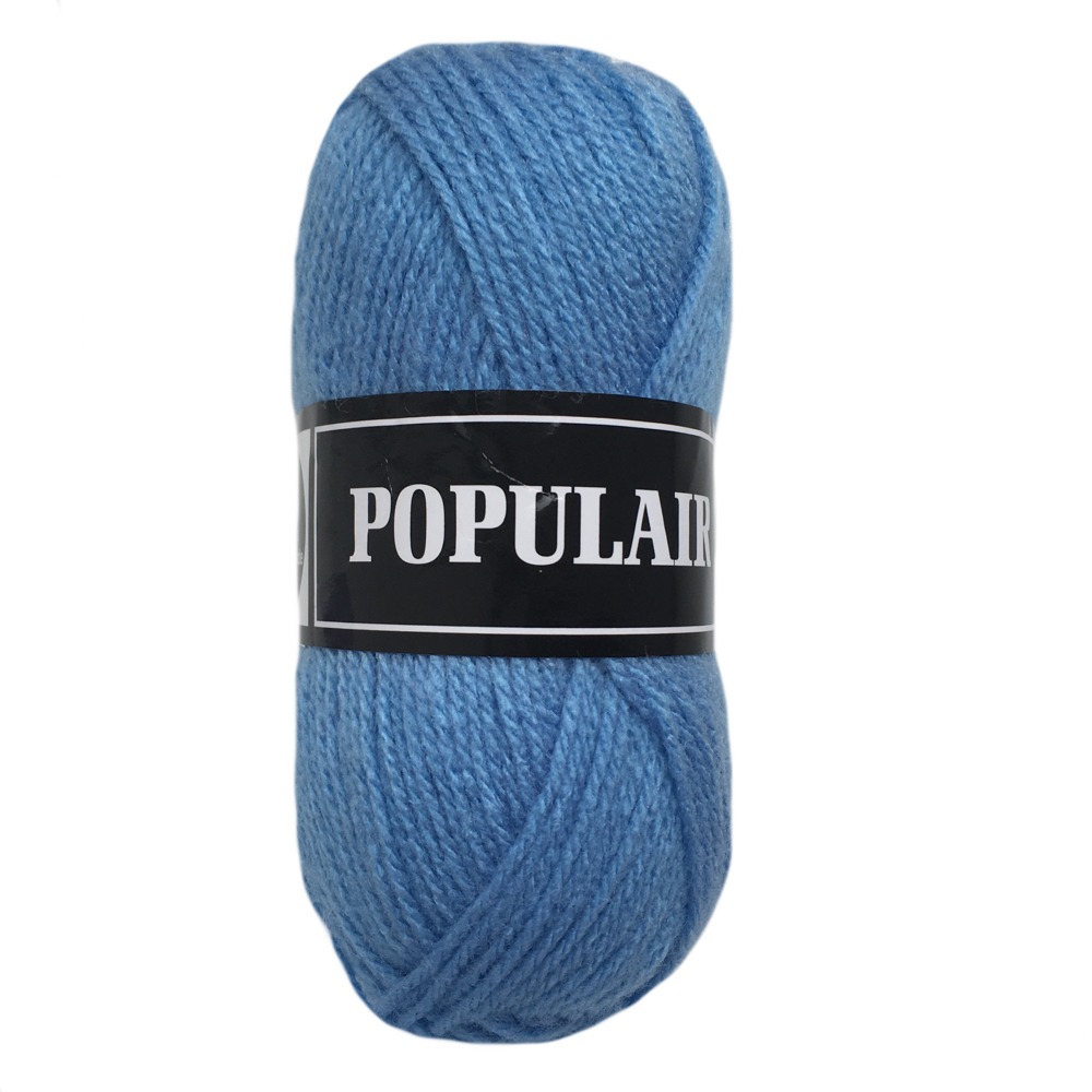 Acrylwol Populair 20 x 50gr. licht blauw (15)