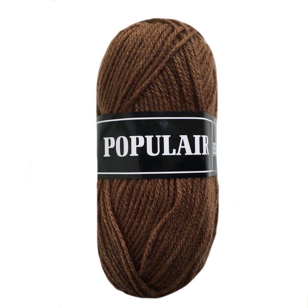 Acrylwol Populair 20 x 50gr. bruin (84)