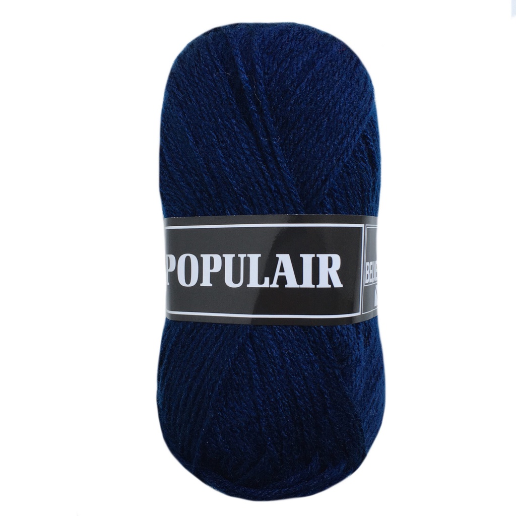 Acrylwol Populair 20 x 50gr. donkerblauw (18)