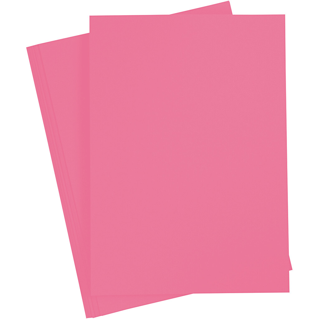 Papier à dessin teinté 130g/m², DIN A4, 100 flles, vieux rose