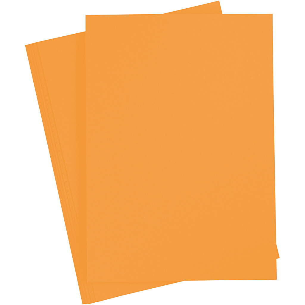 Getint papier 130g/m², DIN A4, 100 vellen, oker