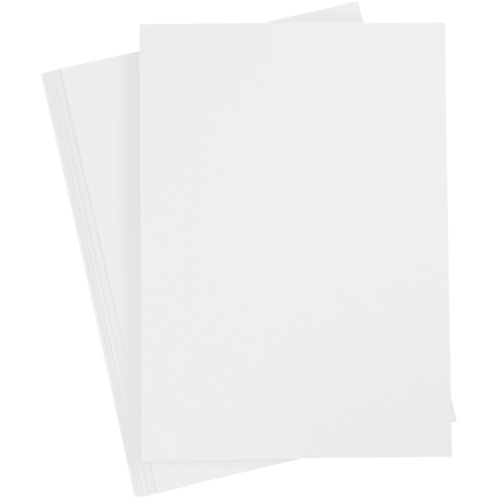 Papier à dessin teinté 130g/m², DIN A4, 100 flles, blanc nacré