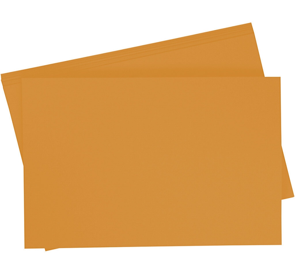 Getint papier 130g/m², 50x70cm, 10 vellen, terracotta