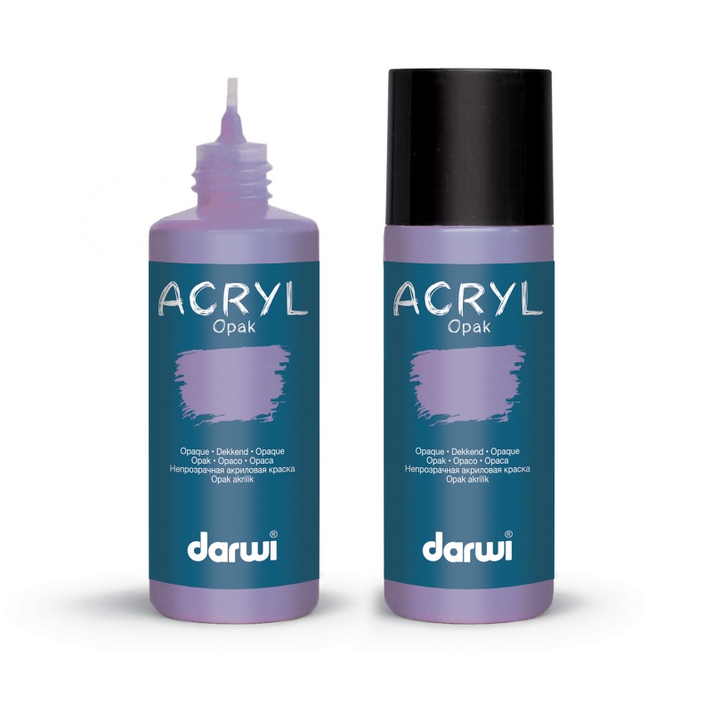 Darwi Acryl Opak acrylverf, 80ml, Blauweregen (933)