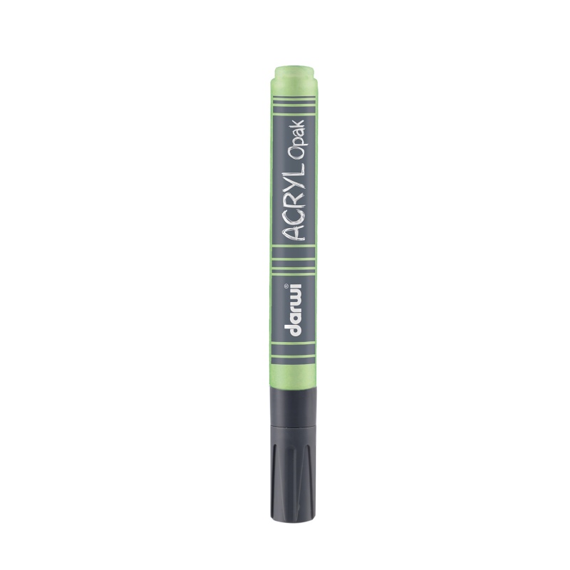 Darwi Acryl Opak acrylstift dik (3mm), 6ml, Licht Groen (611)