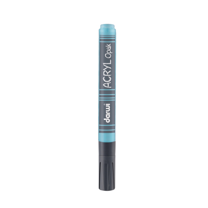 Darwi Acryl Opak acrylstift dik (3mm), 6ml, Turquoise Blauw (280)