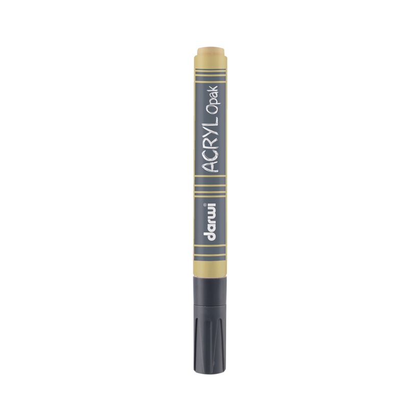 Darwi Acryl Opak acrylstift dik (3mm), 6ml, Goud (050)