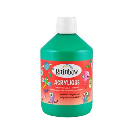 Darwi Rainbow, Acrylique mate 500 ml vert foncé