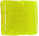 Mosaïques en verre, 10x10mm, 200g/300 pces, Jaune Citron