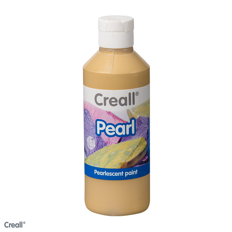 Creall Pearl, iriserende parelmoerverf, 250ml, goud