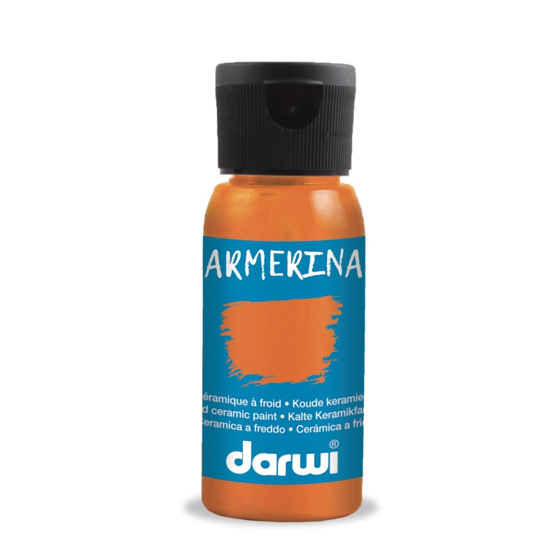 Darwi Armerina koude keramiekverf, 50ml, Oranje