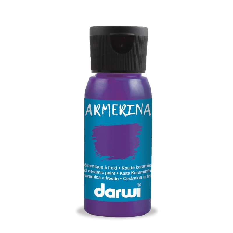 Darwi Armerina koude keramiekverf, 50ml, Paars