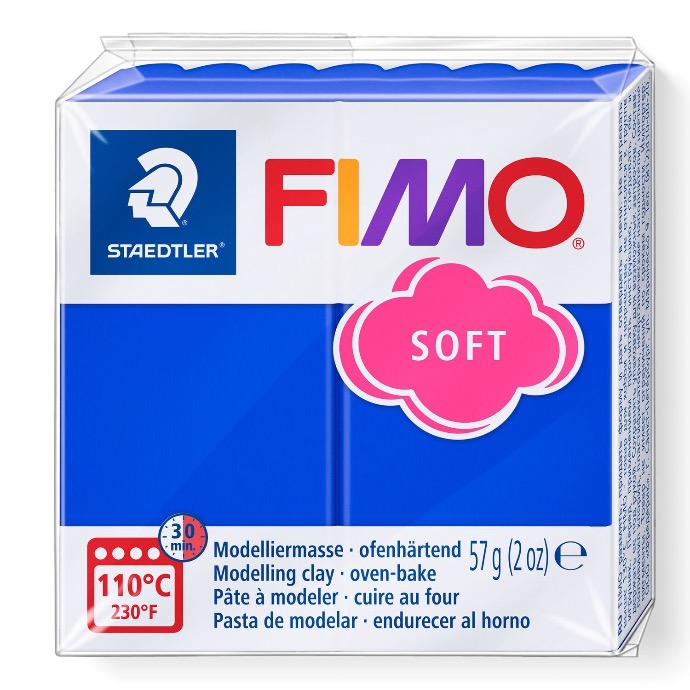 Fimo soft Boetseerklei, azuurblauw, 8020-33, 57g