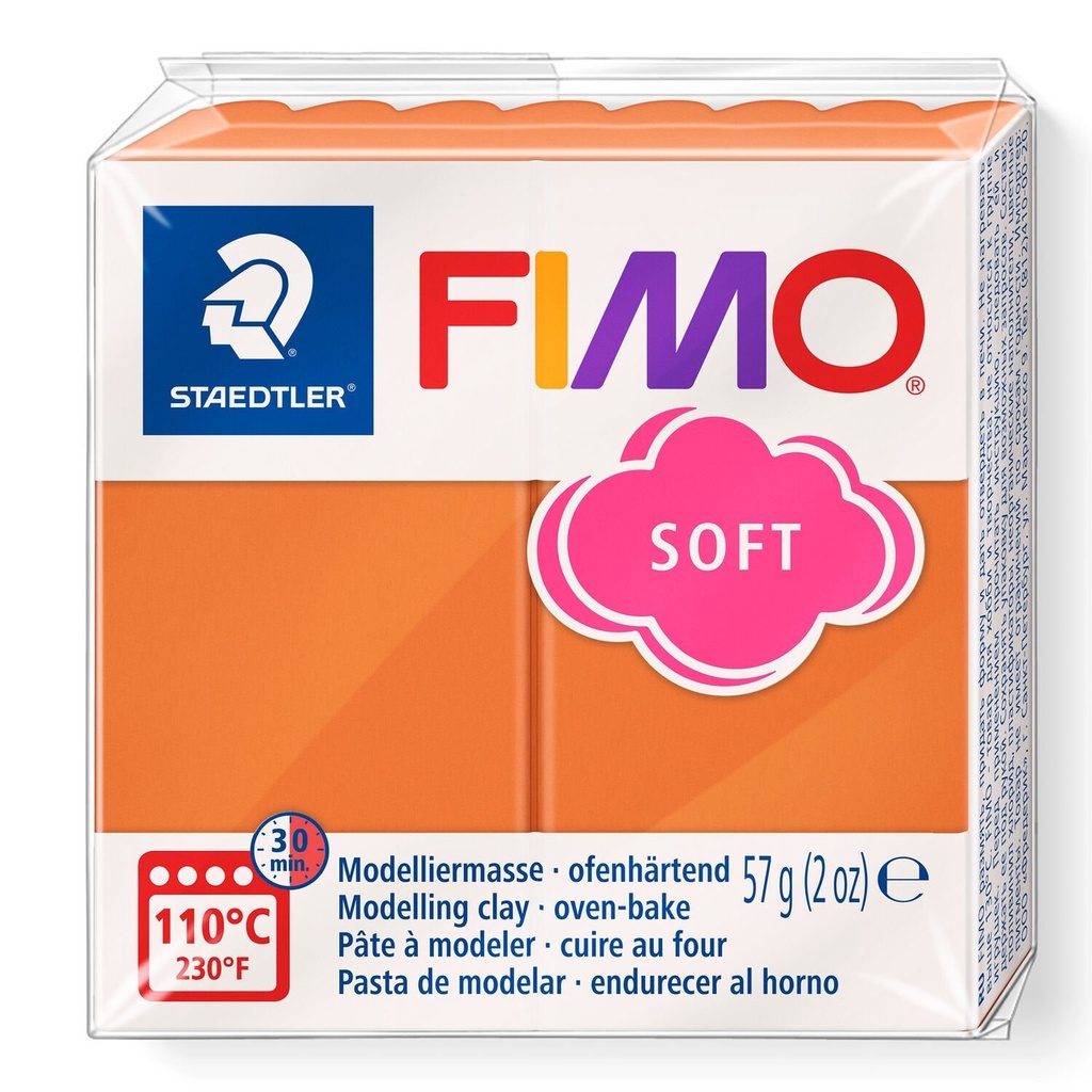 Fimo soft pâte à modeler 57g cognac