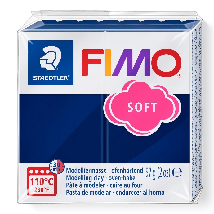 Fimo soft Boetseerklei, nachtblauw, 8020-35, 57g