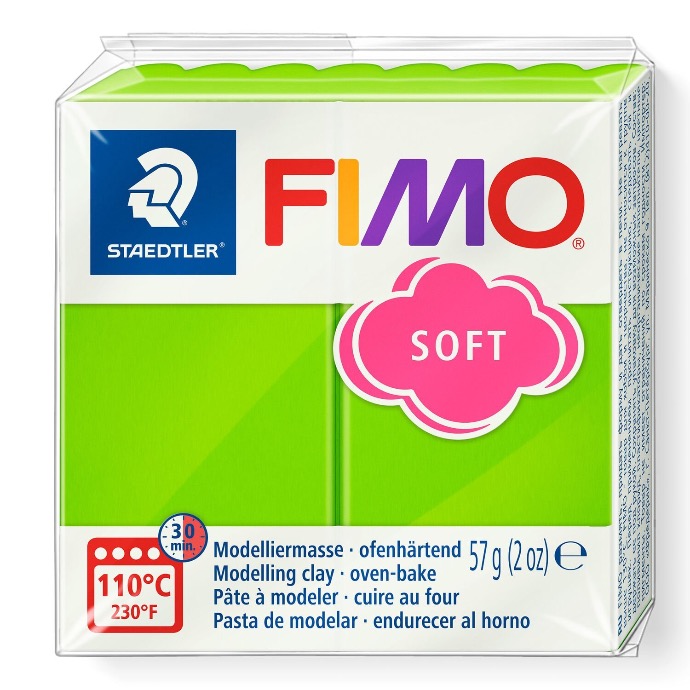 Fimo soft pâte à modeler 57g vert pomme