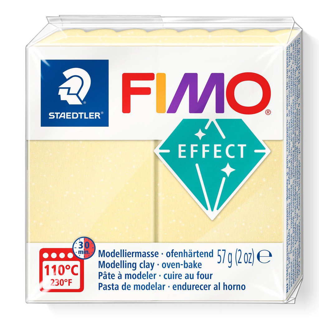 Fimo effect boetseerklei 57g citrine