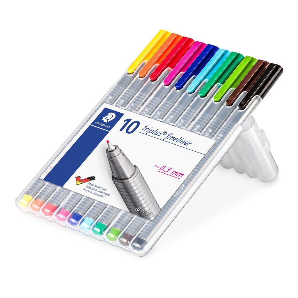 Staedtler Triplus Fineliner - Box 10 Pc