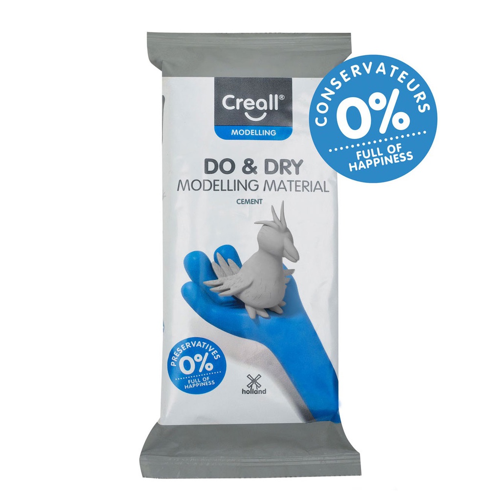 Creall Do&Dry, luchtdrogende boetseerklei, wit - 1000 gr