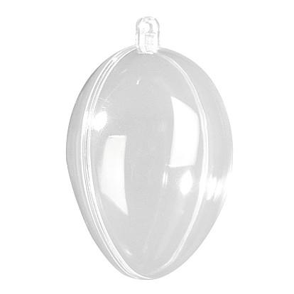 Oeufs Plastique 6cm (2 demi), 10 pièces