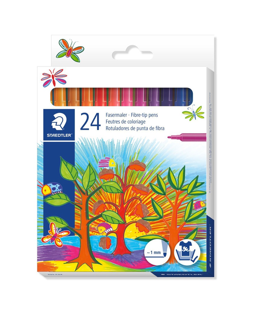 Staedtler Noris Feutre - Étui carton 24 Pc