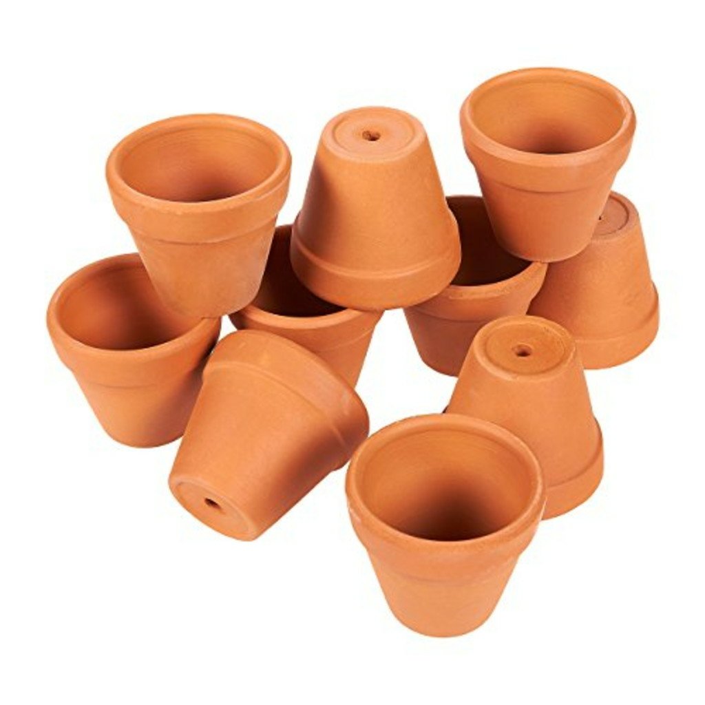 Bloempotje terracotta, 4/5 cm