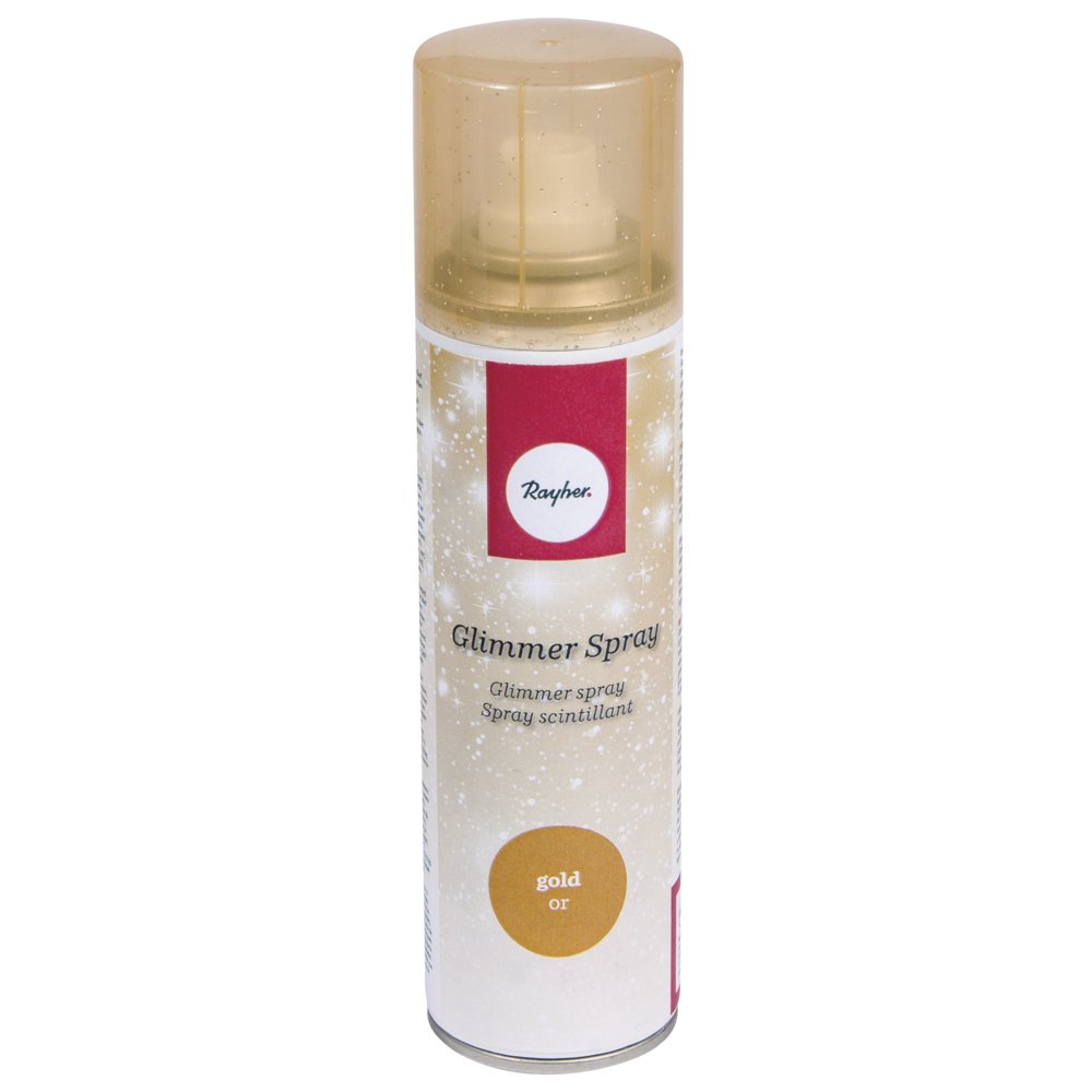 Glitterspray 150ml Goud