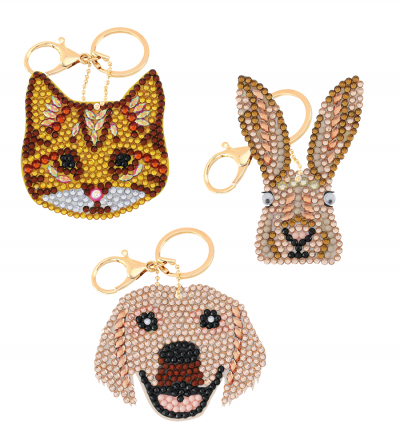 Crystal Art Keyring Perfect Pets